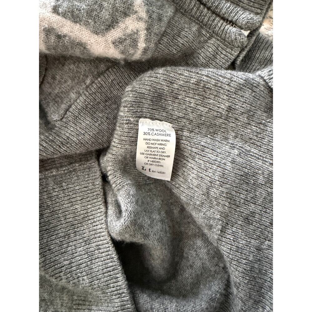 LABEL+THREAD Cashmere Wool Peace Out Zip Up Hoodie | Size Small - Picture 8 of 8